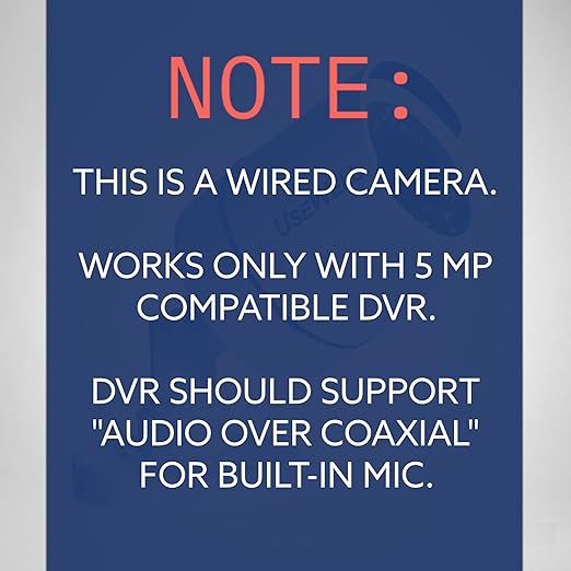 HIKVISION Pro 5MP HD Bullet CCTV with MIC (DS-2CE16H0T-ITPFS)