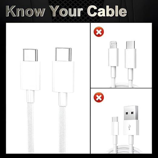 C to C fast charging cable by Teac
