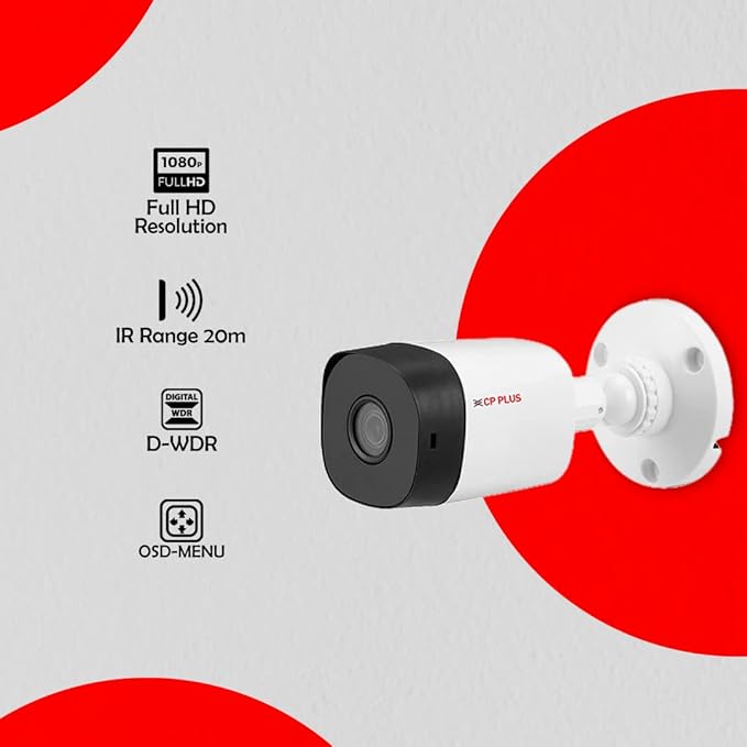 CP Plus HD 2.4MP Bullet CCTV (CP-URC-TC24PL2)