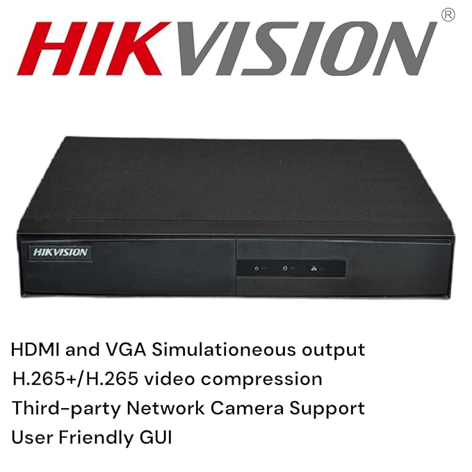 HIKVISION 4 Channel H.265+ NVR (DS-7104NI-Q1/M)