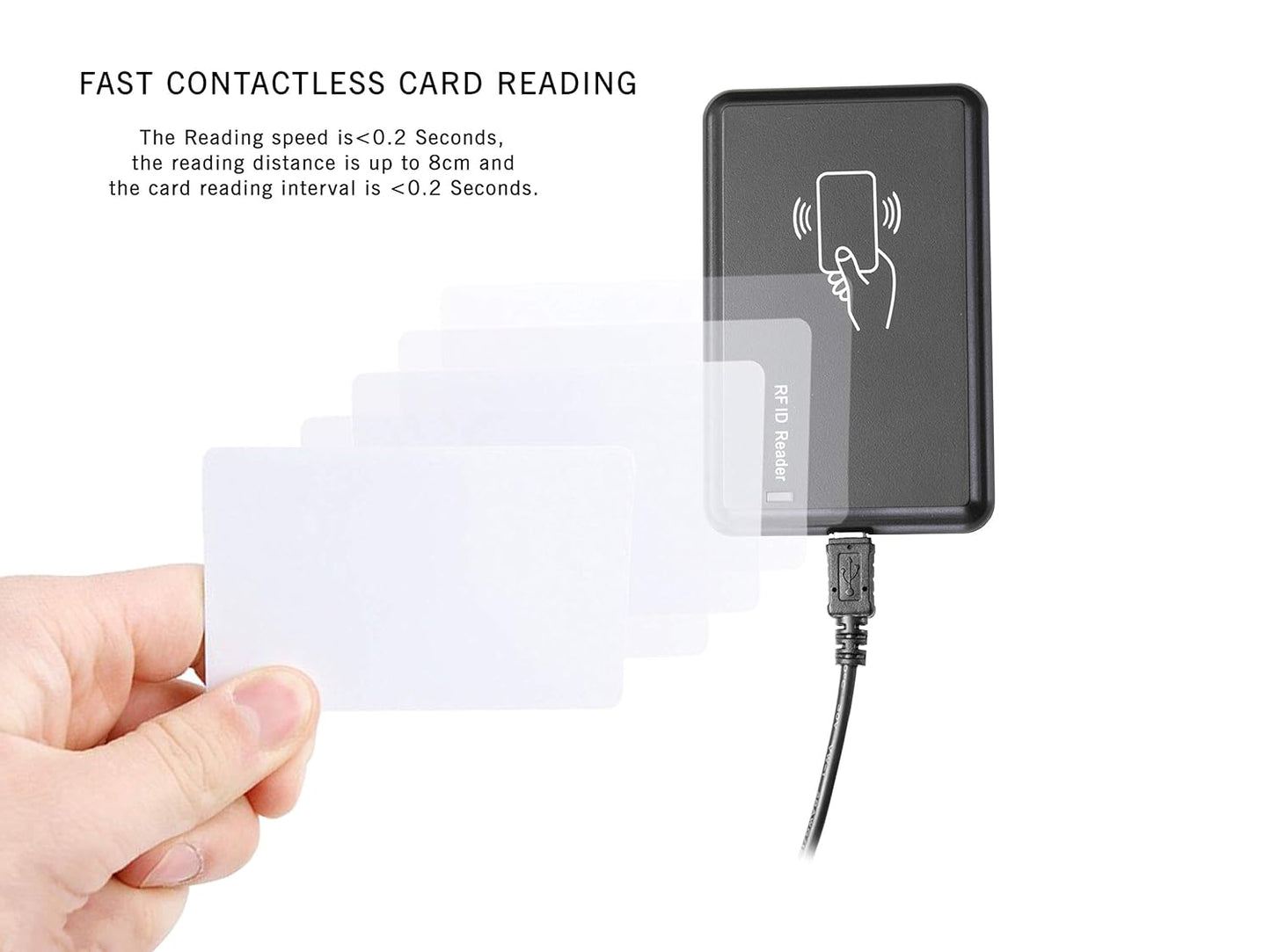 Team Office Plug and Play USB RFID Card Reader