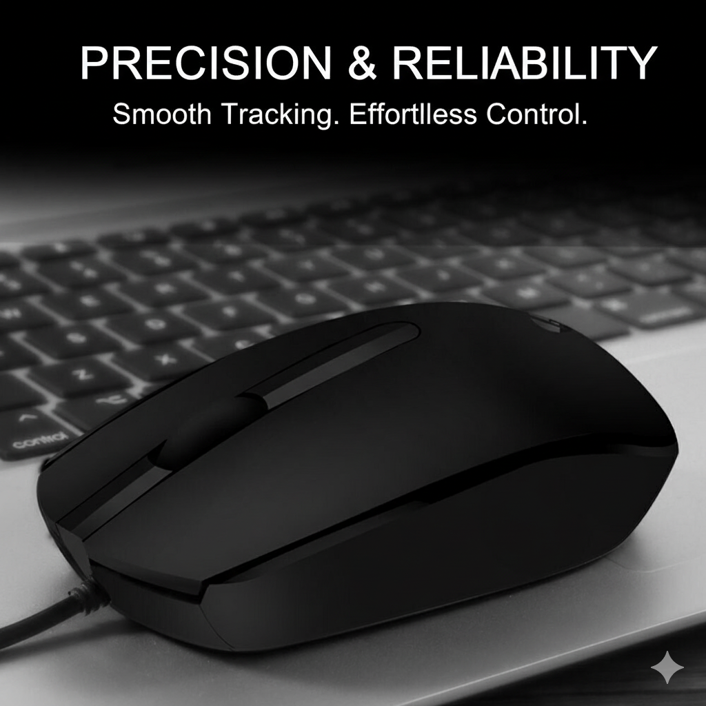 HP M10 Wired Optical Mouse