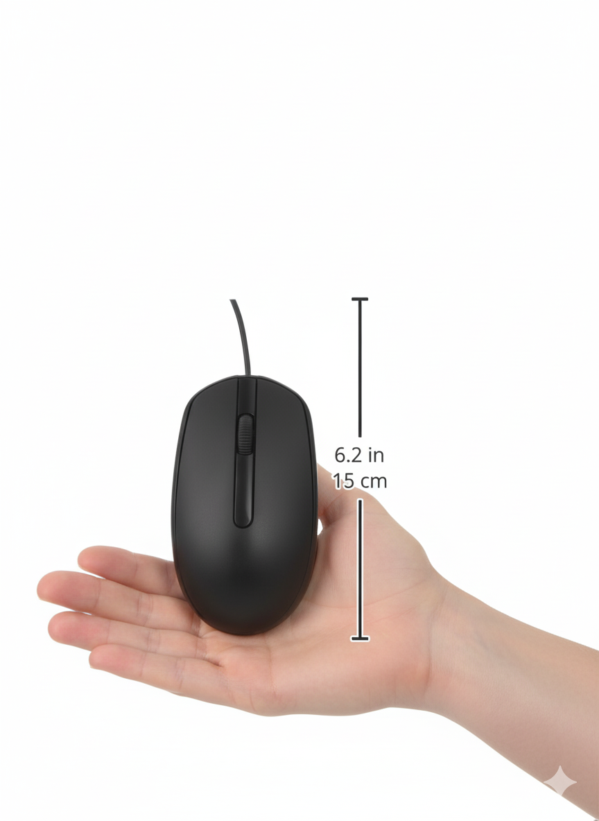 HP M10 Wired Optical Mouse