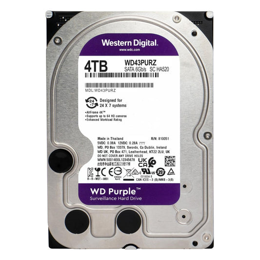 WD Purple 4TB SATA Surveillance Hard Drive