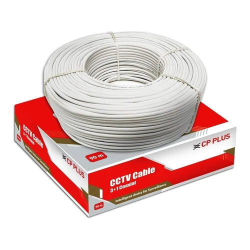CP Plus 90mtrs 3+1 Copper Cable (CP-ECC-90RP)