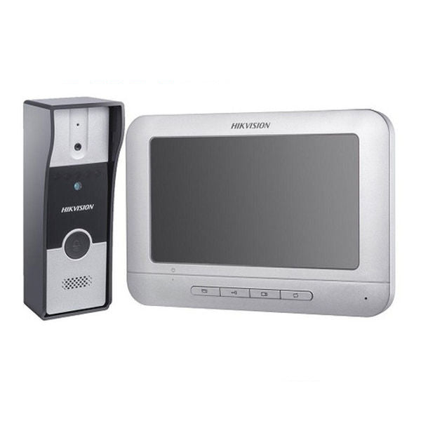 HIKVISION 7" VDP Video Door Phone Kit (DS-KIS204T)