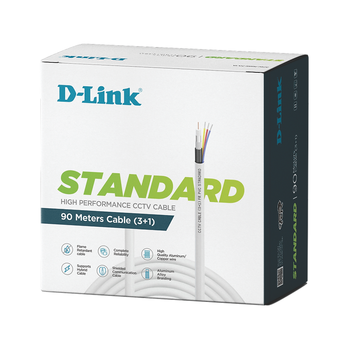D-Link 90m Standard Pure Copper CCTV (DCC-CAL-90)