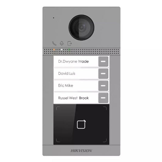 HIKVISION IP 4 Button VDP Metal Villa Door Station (DS-KV8413-WME1)